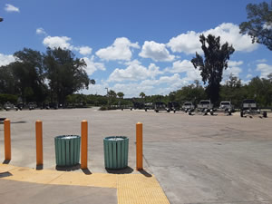 boat trailer parking at warners bayou ramp in bradenton florida